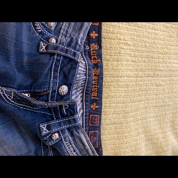 Rock Revival Skinny Jeans size 27 Excellent condition - Picture 5 of 7